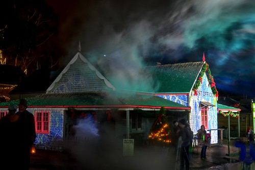 sovereignhill livingmuseum outdoormuseum goldfields ballarat museum 1850s christmasinjuly winterwonderlights