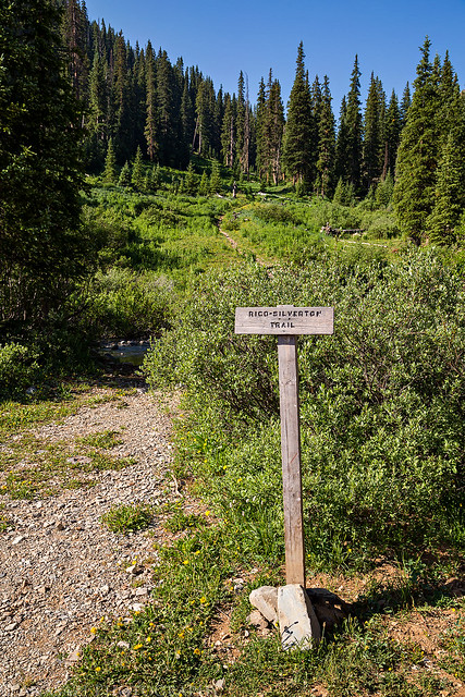 Rico - Silverton Trail Sign