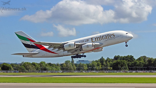 A6-EUB Emirates Airbus A380-861