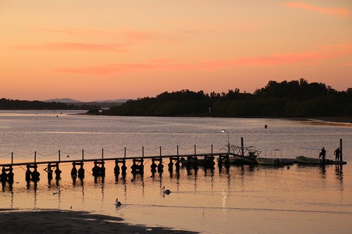 australia newsouthwales river sunsets yamba