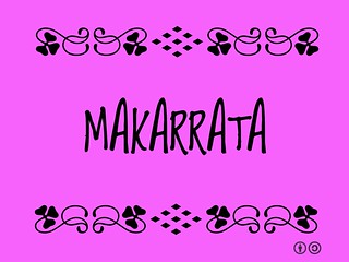 Makarrata = Aboriginal ceremonial ritual symbolizing the restoration of peace after a dispute.