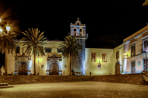 johni garachico tenerife san francisco iglesia church place plaza night shot hdr long exposure architecture