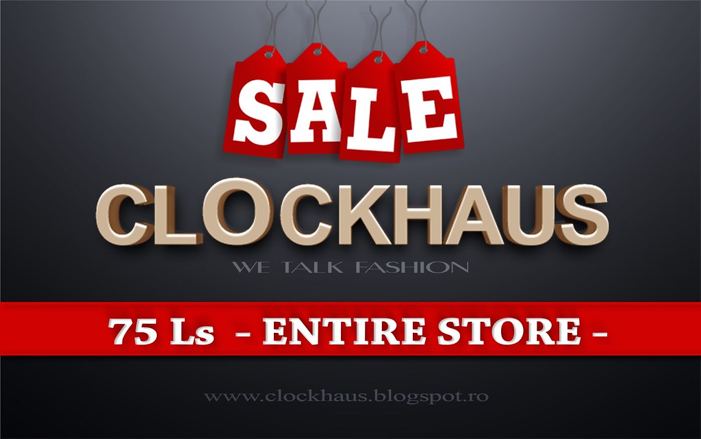 CLOCKHAUS SALE - SecondLifeHub.com