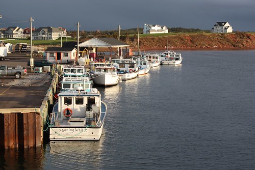 covehead pei canada harbour wharf fishing boats