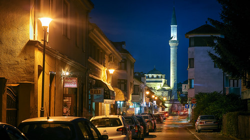 banjaluka nocu republika srpska night bosnia mosque ferhadija