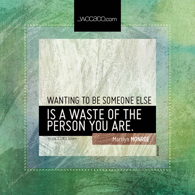 Wanting to be someone else by WOCADO.com