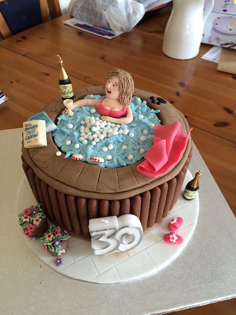 Hot Tub Cake by June Fearnley
