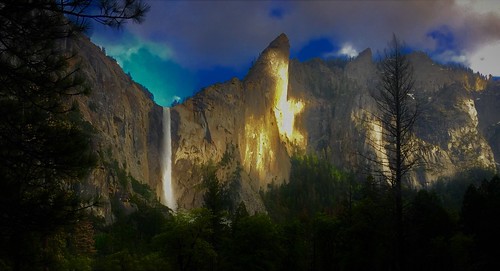 yosemite waterfall anseladams mountains godswork sunset spectacular shangrila