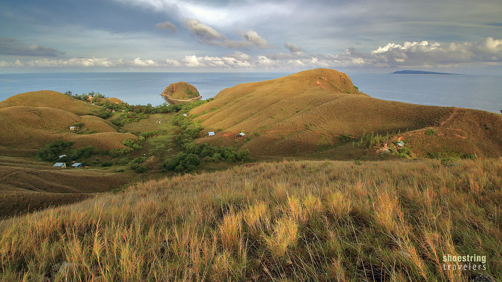 the golden hills at Malalison Island