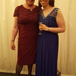 The glittering awards ceremony for The Pride of Rugby Awards was the perfect excuse for Rugby Myton Hospice volunteer Maria Smith to get all dressed up and enjoy an evening out.