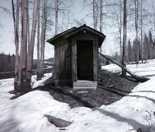 snow slush melting spring wasatchplateau deserted empty cabins ultraviolet uv uva