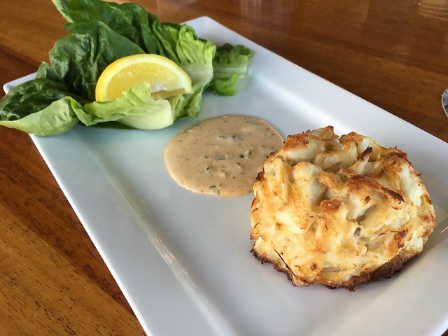 Jumbo lump crab cake - The Point Crab House & Grill