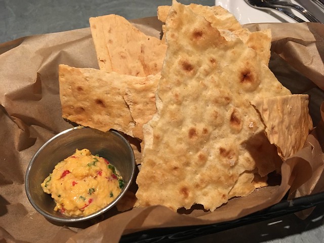 Flatbread and pimento cheese - Boxing Room