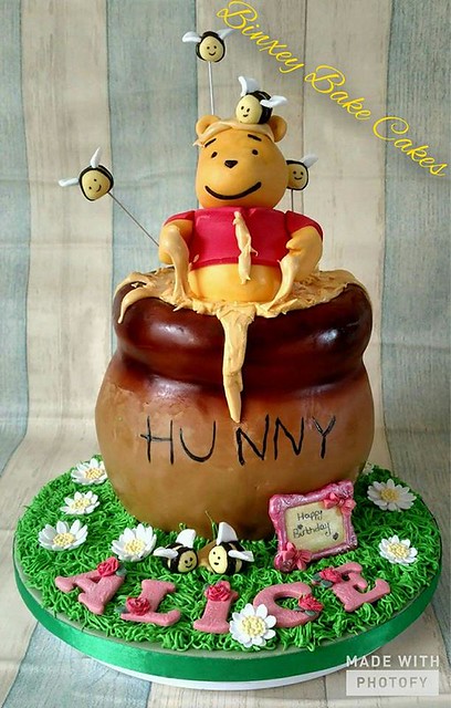 Hunny Pot Winnie Cake by ‎Claire Tillett‎