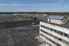 Bij. Daugavpils ķīmiskās šķiedras rūpnīcas jumts, 06.05.2017.