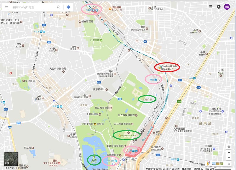 2017.05東京上野公園閃耀飯店