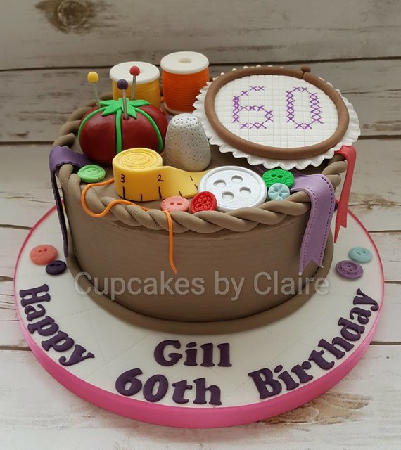 Sewing Box Cake from Cupcakes by Claire (Southampton)