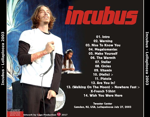 Incubus-Lollapalooza 2003 back