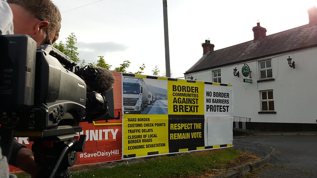 Insiders: filming on the Irish border