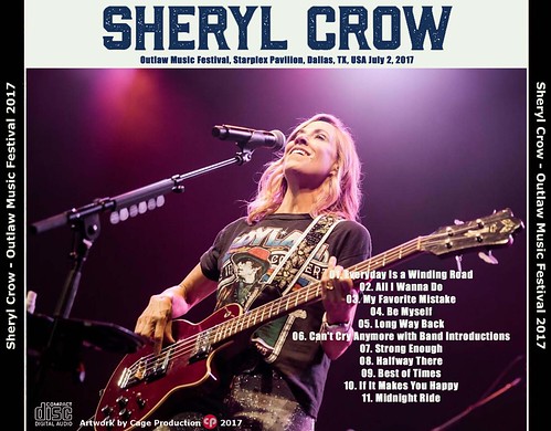 Sheryl Crow-Outlaw Music Festival 2017 back