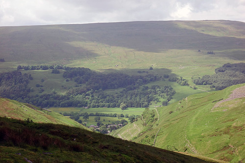 buckden wharfedale yorkshiredales view distant buckdenbeck gill clough leadmine steep slope
