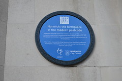 First postcode plaque