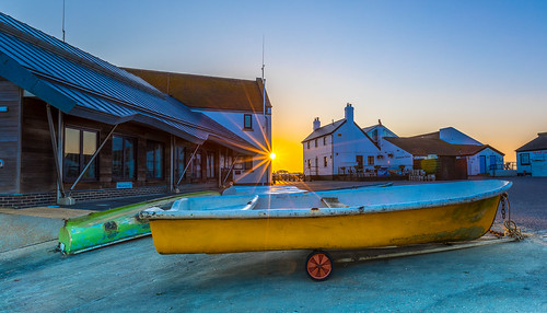 mudeford quay sun sunrise seaside seasons summer boat