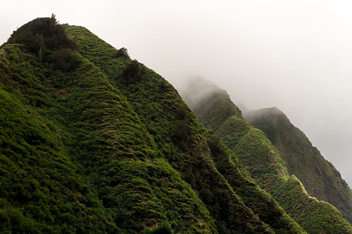 sony005 wailuku hawaii iaovalley mountains trees fog forest tropical maui