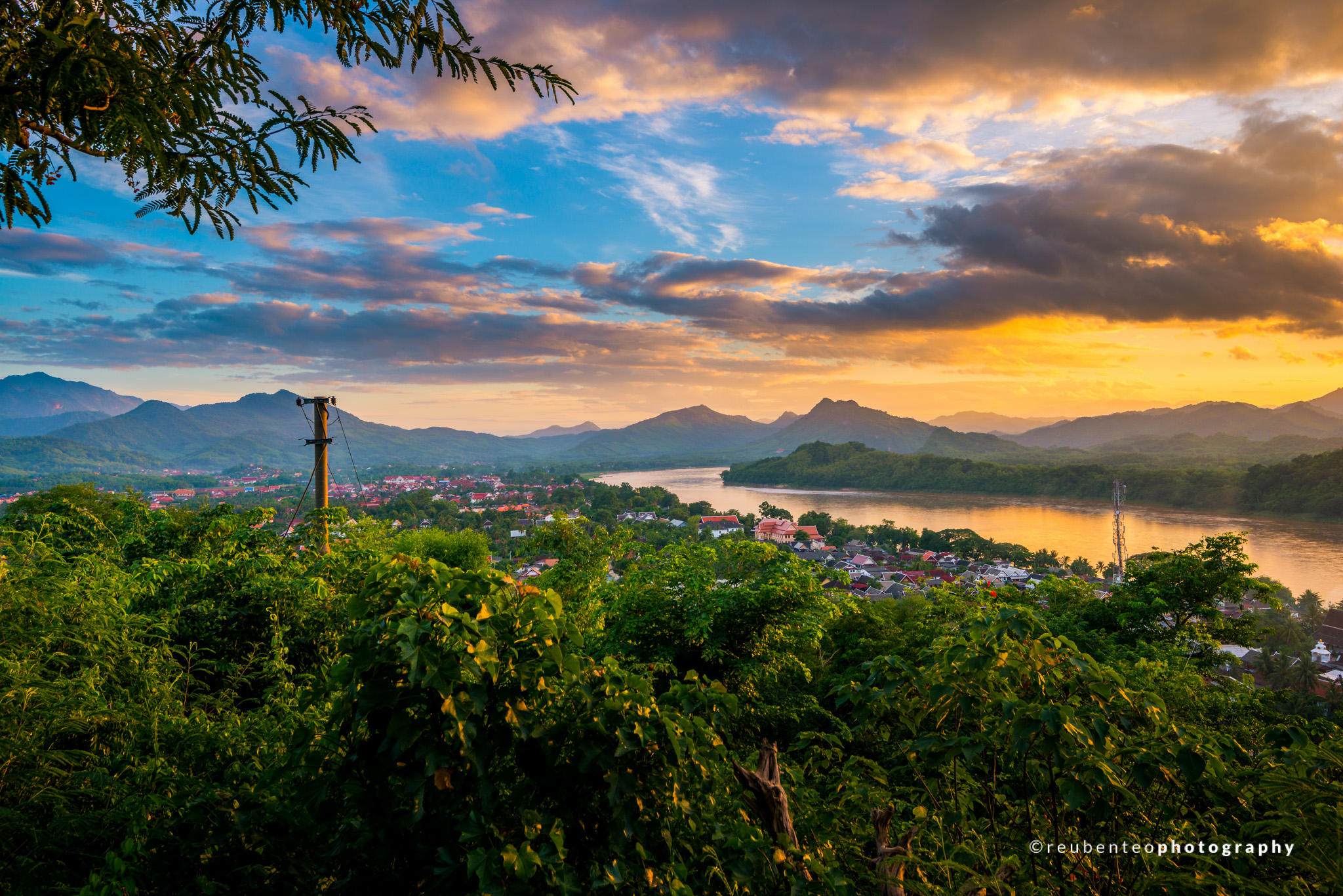 Sunset of Luang Prabang