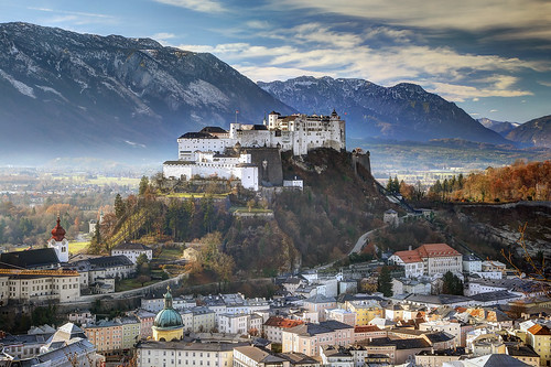 austria salzburg castle city architecture history