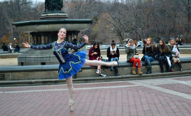 Bailarina Fuente Bethesda Central Park Nueva York