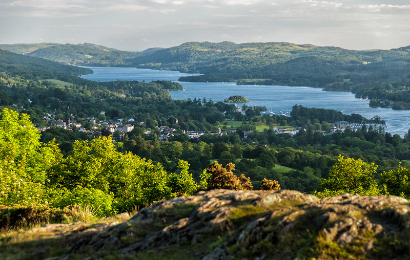 Lake Windermere from Orrest Head, Lake District