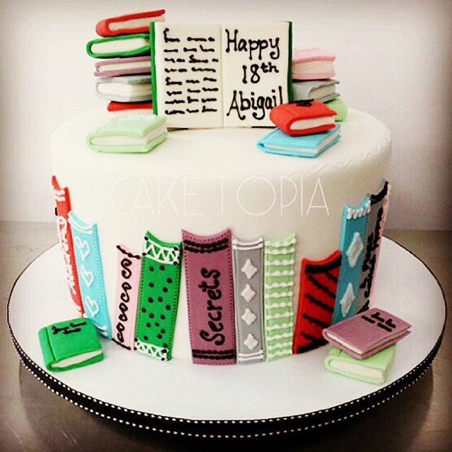 Book Lover Cake by Caketopia