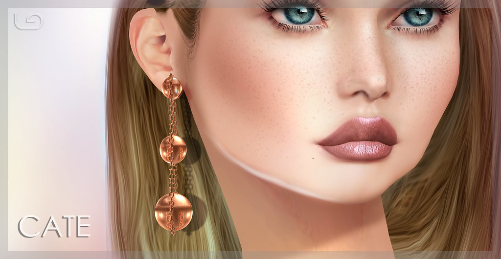 LaGyo_Cate Earrings for Fameshed - SecondLifeHub.com