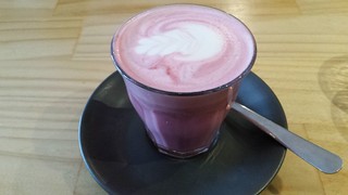 Beetroot and Ginger Latte at Wild Timor