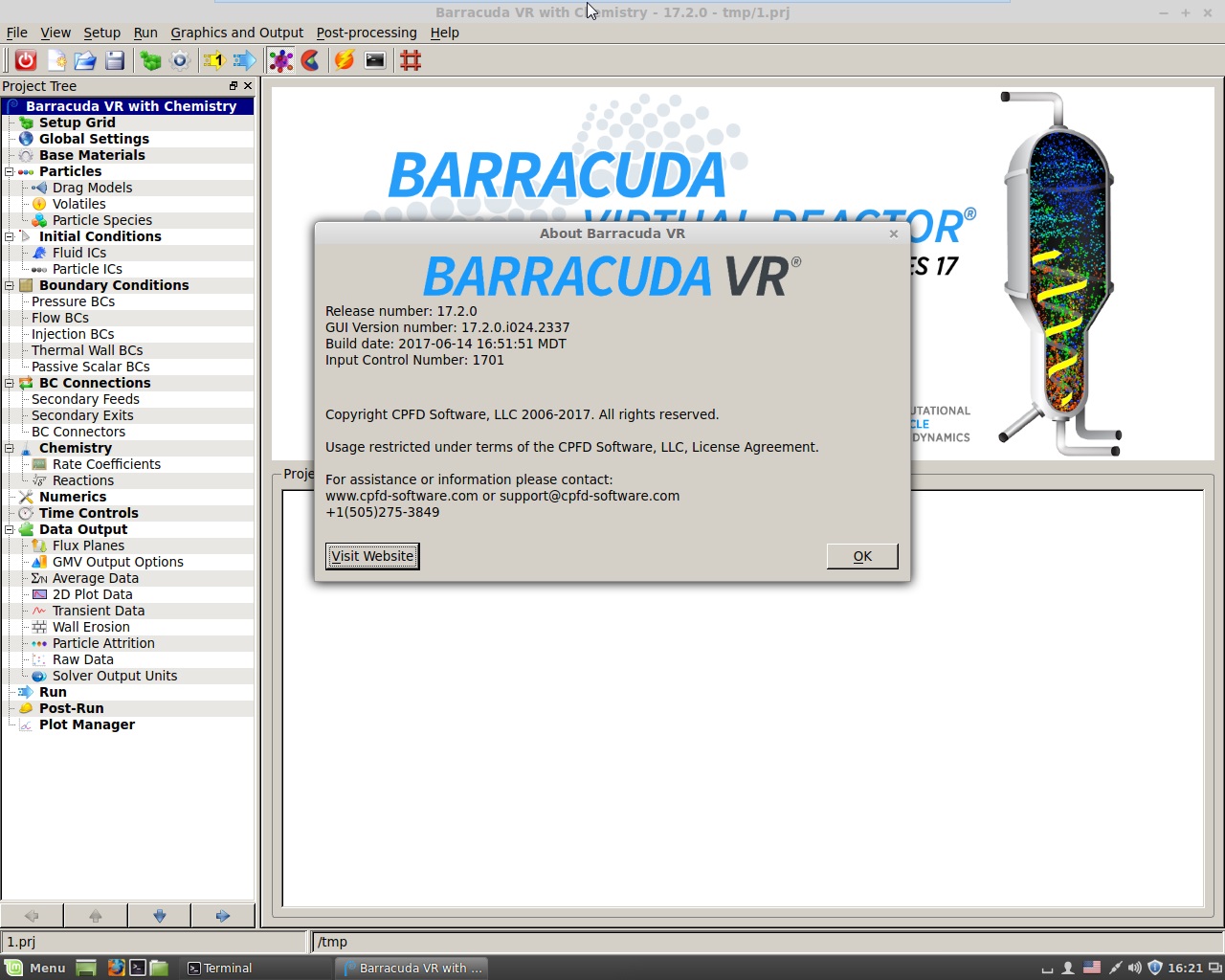 working with CPFD Barracuda VR 17.2.0 full license