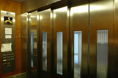 KONE elevator modded by Schindler at Meilahti Hospital