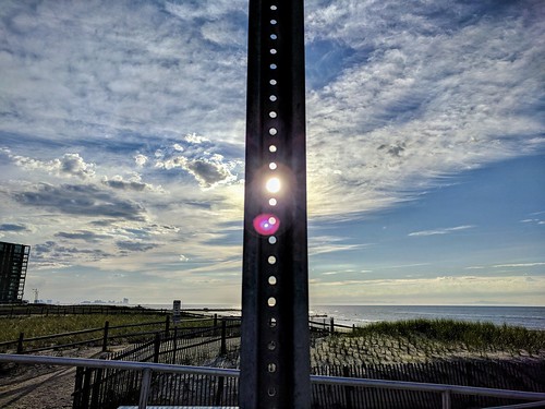 oceancity nj sunrise boardwalk morningskies ilovesummer lensflare beach