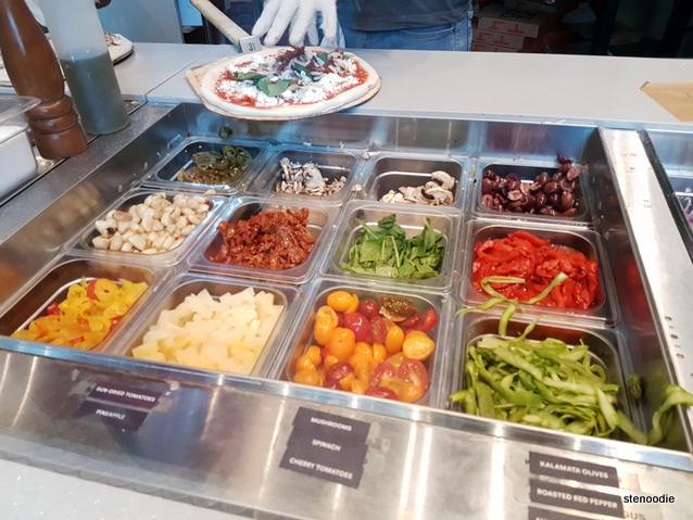 Pi Co. pizza toppings