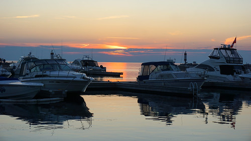 canada ontario brucecounty saugeenshores sunset portelgin boats lakehuron