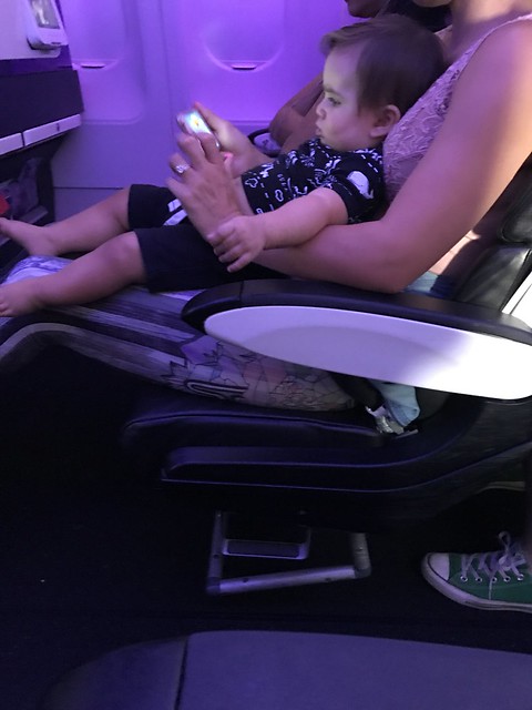 Baby watches apple games