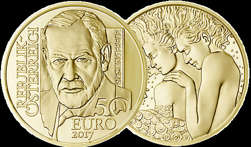 Freud Austria 50 Euro coin