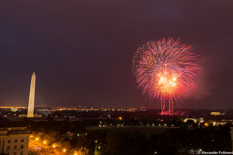 Washington Monument Fireworks