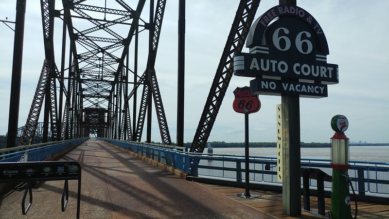 Old Chain of Rocks Bridge, St. Louis, MO