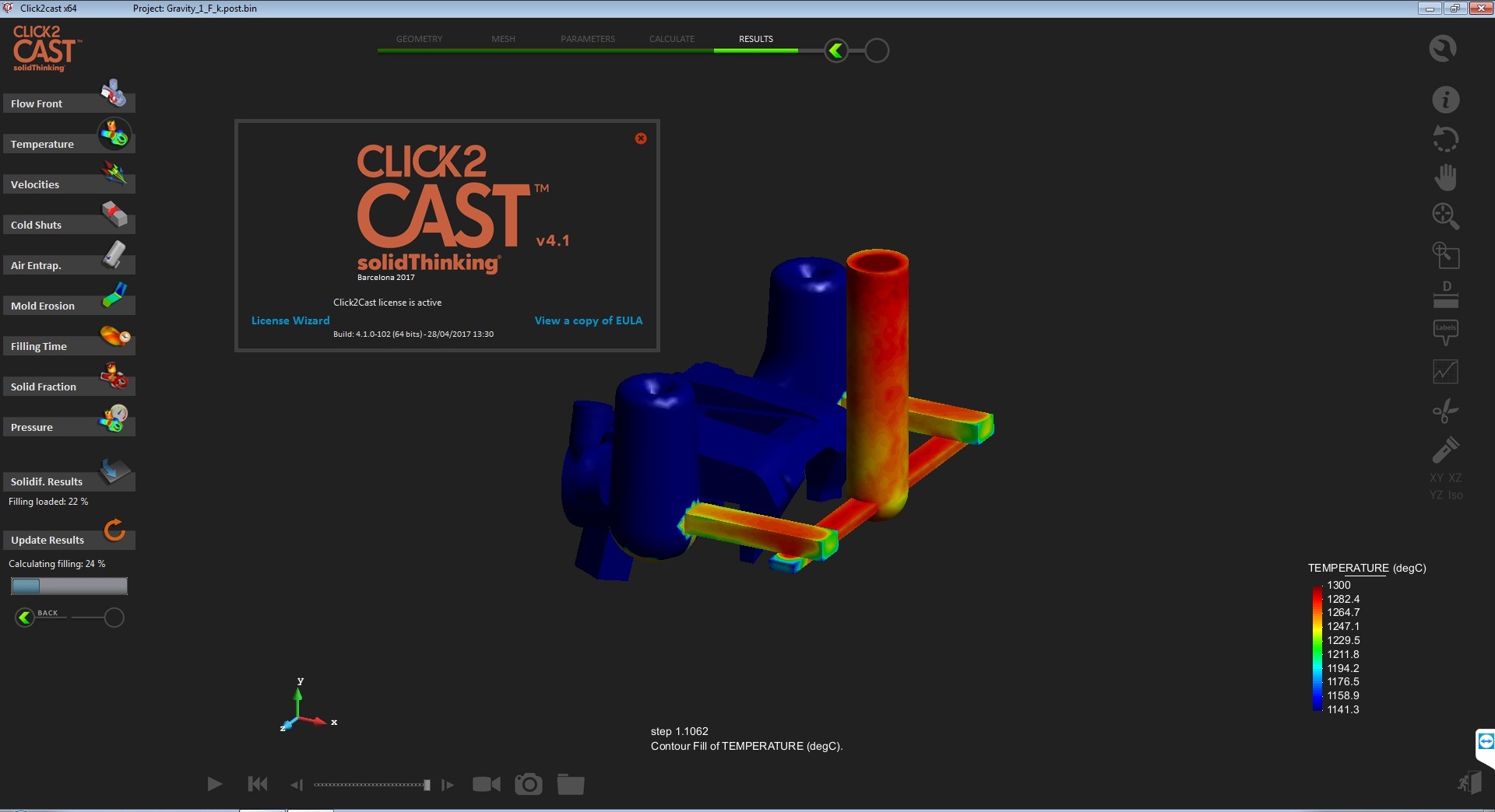 Simulation with solidThinking Click2Cast v4.1.0.102 full license