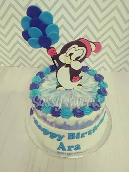 Chilly Willy Cake by Melanie Clement of Sassy Sweets
