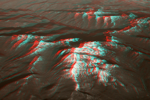aerial mountain peak snow landscape california mounteddy 3d stereo anaglyph redcyan redblue