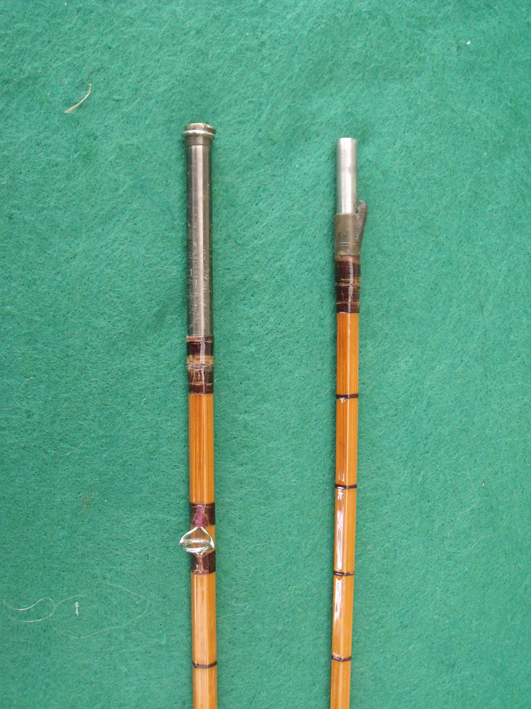FS. H. Carmichael 14'0 double handed - spliced ferrule bamboo