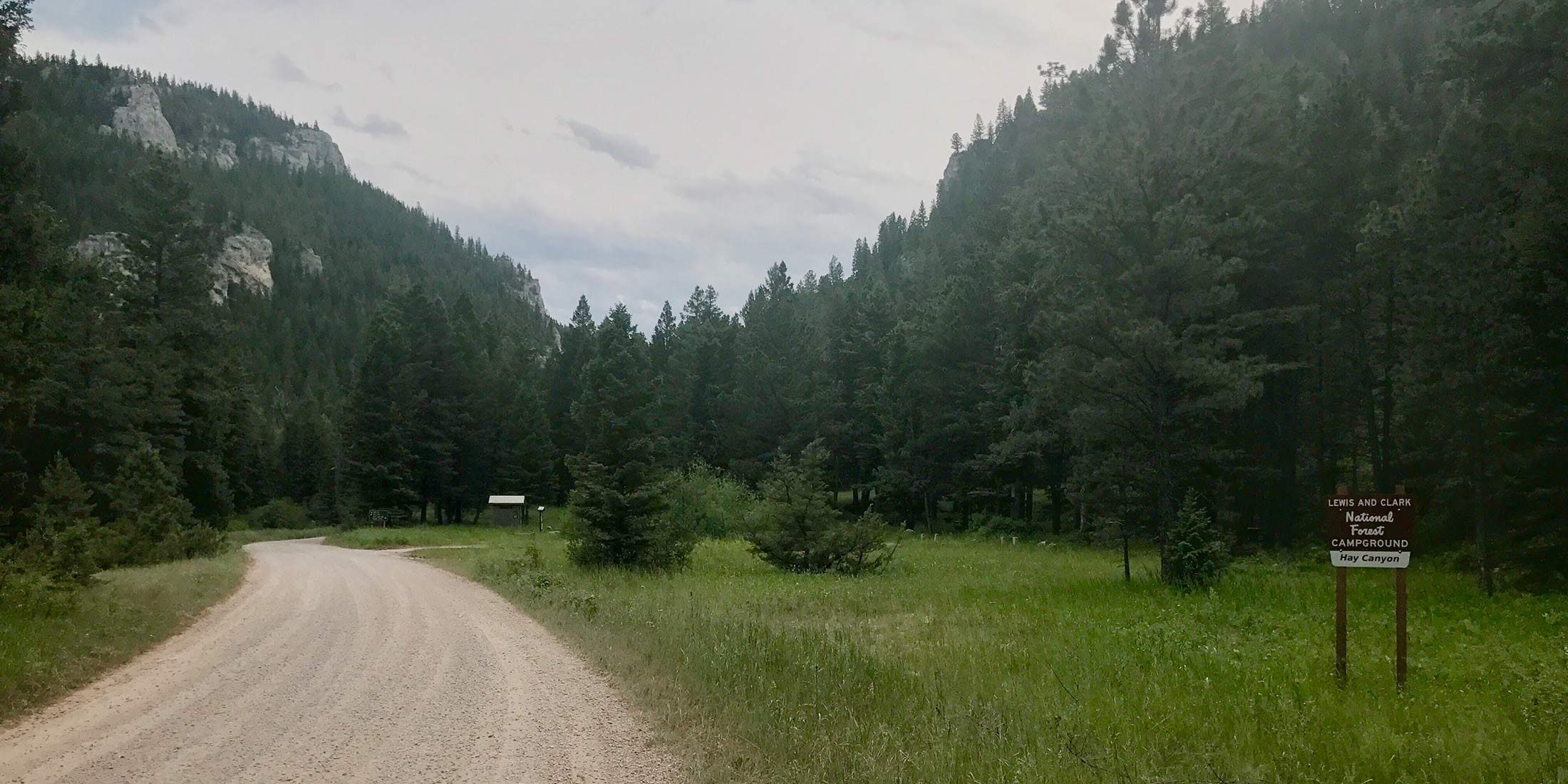 Information about Hay Canyon Campground Located in the Little Belt Mountain Range, Montana.
