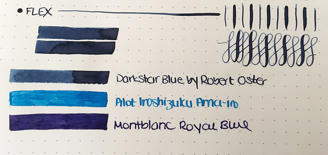 Ink Shot Review @RobertOsterInk Darkstar Collection @dkstrcollection 5